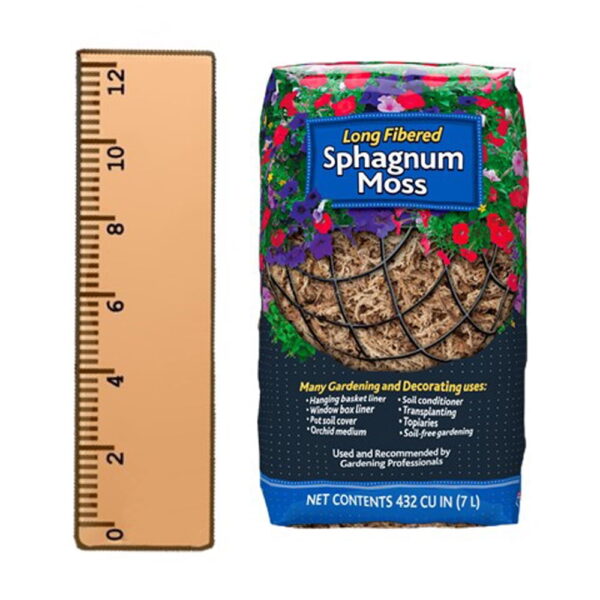 Mosser Lee Mosser Lee ML0110 Organic Sphagnum Moss, 432 Cubic Inch - Image 2