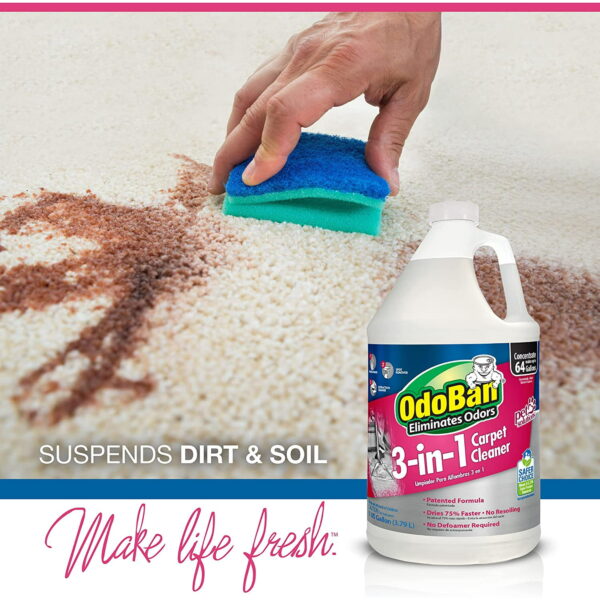 OdoBan 3-in-1 Carpet Cleaner, 1 Gallon - Image 3