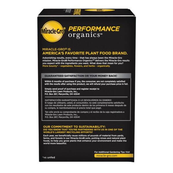 Miracle-Gro Performance Organics All Purpose Plant Nutrition 1 lb - Image 7